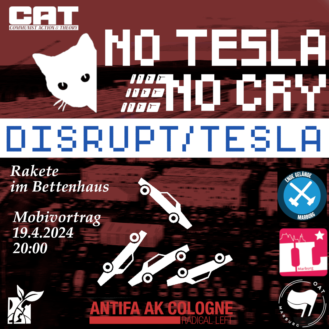 Hello Kitty Kneipe im April: Disrupt Tesla!